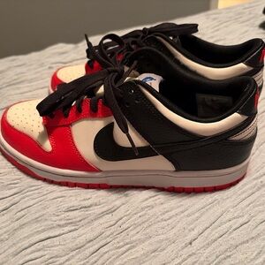Nike Red, Black, and White Sneakers